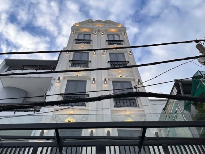 Bán Chdv hẻm 80/28/43 Dương Quảng Hàm, Phường 5, Gò Vấp, 4,45 NH 4,9x16,5m, trệt 4 lầu, ST, 14PN, 15WC, Full nội thất, Khoán 65tr/tháng, 12,9 tỷ TL