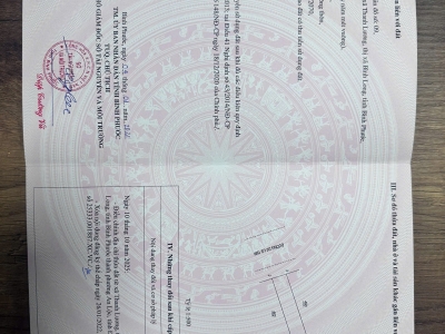 BÁN ĐẤT FULL TTHỔ CƯ 5*22 P.AN LỘC