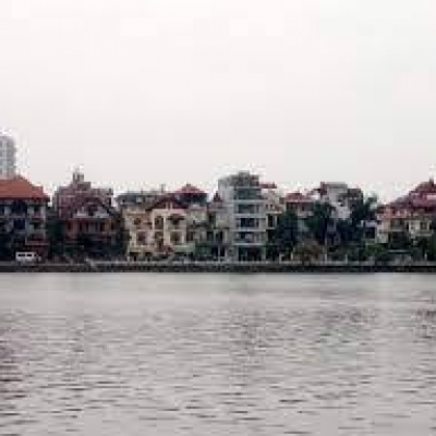 Bán nhà mặt Hồ Tây  phố Quảng An, Từ Hoa Quận Tây Hồ 373m²  mặt tiền rộng