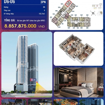 MỞ BÁN CĂN HỘ CAO CẤP FULL NỘI THẤT, TẦNG THẤP, DIỆN TÍCH 103M2 THIẾT KẾ 3 PHÒNG NGỦ VỚI CÁC PHÒNG ĐỀU CÓ VIEW THOÁNG. GIÁ BÁN CHỈ HƠN 8 TỶ NẰM NGAY VỊ TRÍ TRUNG TÂM CỦA QUẬN HÀ ĐÔNG, HÀ NỘI.