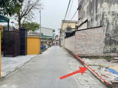 Đất trung tâm tổ 5, Quang Minh. Dân cư, công nhân đông đúc. Khu vực kinh doanh sầm uất