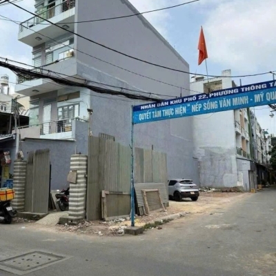 Đất 2 MT hẻm 252/32 Phạm Văn Chiêu, Phường Thông Tây Hội, Phường 9 cũ, Gò Vấp, Hẻm 8m thông, 5,1x25m, Cn 100,9 m2, 12,5 tỷ TL
