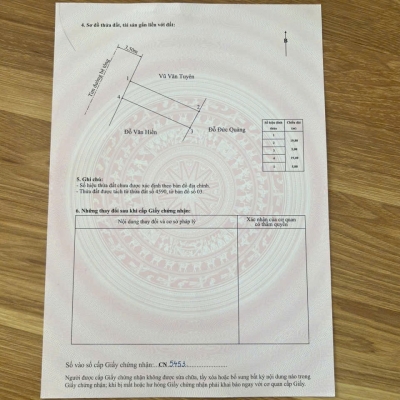 GIÁ 23,X TRIỆU/M² – LÔ ĐẤT PHÂN LÔ ĐOÀN XÁ, KIẾN THỤY – ĐƯỜNG 7M HIẾM  ZALO 0567 222 555
