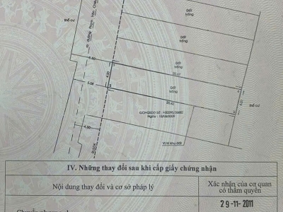 Đất hẻm 158 Phạm Văn Chiêu, Phường 9, Gò Vấp, Hẻm 6m thông, 4x20,5m, Cn 82,3 m2, 6,4 tỷ Chốt