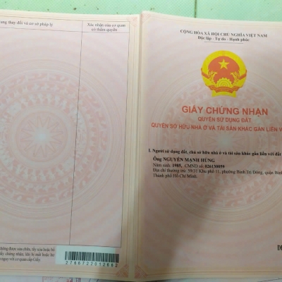 BÁN 555M2 ĐẤT SẴN SỔ MẶT TIỀN ĐƯỜNG CÁ SÚC-BÌNH KHÁNH-CẦN GIỜ