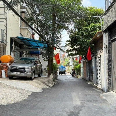 Nhà 2 MT hẻm 145/51 Trần Bá Giao, Phường 5, Gò Vấp, Hẻm 8m thông, 4x15,5m, Cn 61,6 m2, trệt lửng 2 lầu, ST, 9 tỷ TL