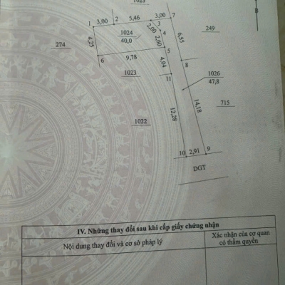 Chuyển nhượng 40m đất Thọ An, Đan Phượng, Hà Nội. Sát nhà văn hóa, oto đỗ cửa