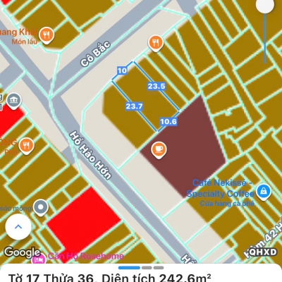 BÁN SIÊU PHẨM NGANG LỚN 11M*24M - MẶT TIỀN KD ĐƯỜNG CÔ BẮC, QUẬN 1 - ĐẮT FULL THỔ CƯ SỔ HỒNG VUÔNG CHUẨN ĐẸP