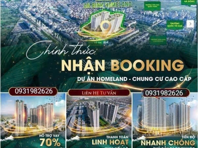 Chính thức nhận booking và khớp căn chung cư An Bình Home Land cuối tháng 10/2025