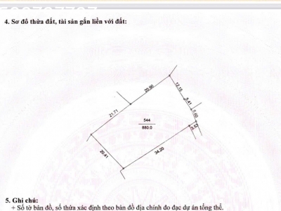 Chính chủ cần tiền bán nhanh lô đất 880m2 xã An Phú, Mỹ Đức, Hà Nội, giá đầu tư