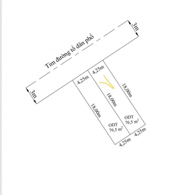 Lô 76.5m² nhánh 3 Bùi Phổ – đường 6m, giá chỉ 1.8x tỷ – hàng hiếm Tân Thành  ZALO 0567 222 555